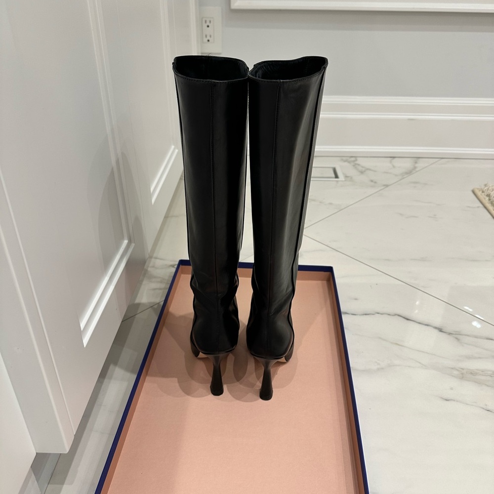 Stuart Weitzman Black Patron Over the Knee Boots - Picture 4 of 6